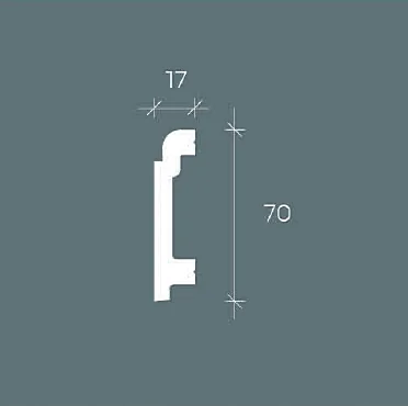 Плинтус Европласт 6.53.115 (2000x70x17_мм) фото 2