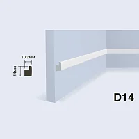 Молдинг HiWood D14 (2000x14x10,2 мм)