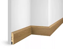 Плинтус МДФ Cosca Decor ЕP02 NanoFlex, Дуб Венский, 80x16x2400 мм