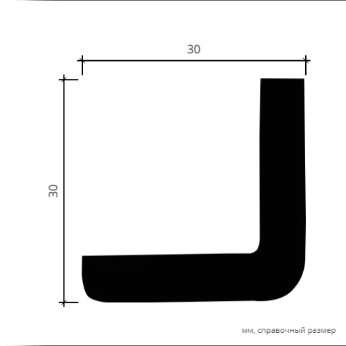 Карниз Европласт 6.50.239 (2000x28x28_мм) фото 3