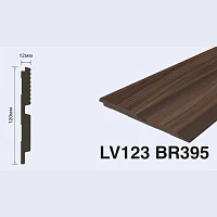 Декоративная панель HiWood LV123 BR395 (2700x120x12 мм)