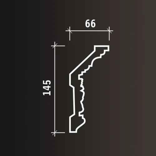 Карниз Европласт 1.50.128 (2000x145x66_мм) фото 5