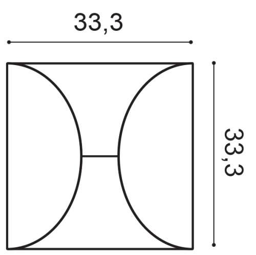 Декоративная панель Orac Decor W107 (333x333x29_мм) фото 3