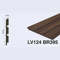 Декоративная панель HiWood LV124 BR395 (2700x120x12 мм)