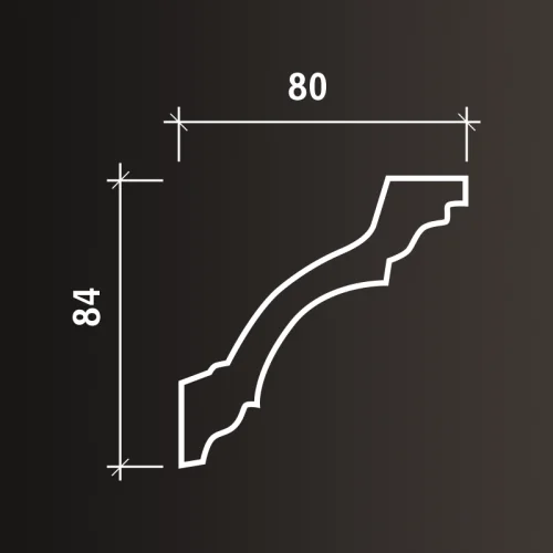 Карниз Европласт 1.50.113 (2000x84x80_мм) фото 9