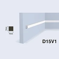 Молдинг HiWood D15V1 (2000x15x15 мм)