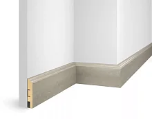 Плинтус МДФ Cosca Decor ЕP07 NanoFlex, Дуб Светлый, 80x16x2400 мм