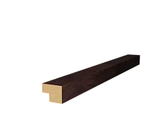 Торцевая рейка 25х19х1350мм, МДФ, дуб барон темный