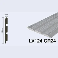 Декоративная панель HiWood LV124 GR24 (2700x120x12 мм)