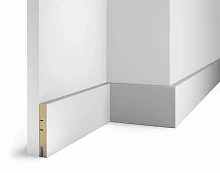 Плинтус МДФ Cosca Decor AP75 белый, 100x16x2400 мм