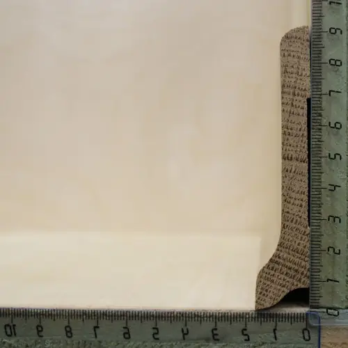 Плинтус массив дуба вертикальный евро 90х17 мм фото 3