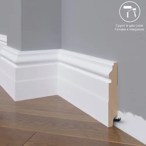 Плинтус МДФ 31-120-18 под покраску