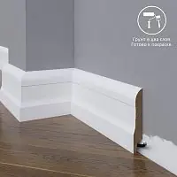 Плинтус МДФ 01-100-18 под покраску