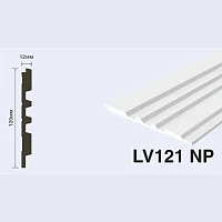 Декоративная панель HiWood LV121 NP (2700x120x12 мм)