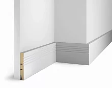 Плинтус МДФ Cosca Decor AP08 белый, 100x16x2400 мм
