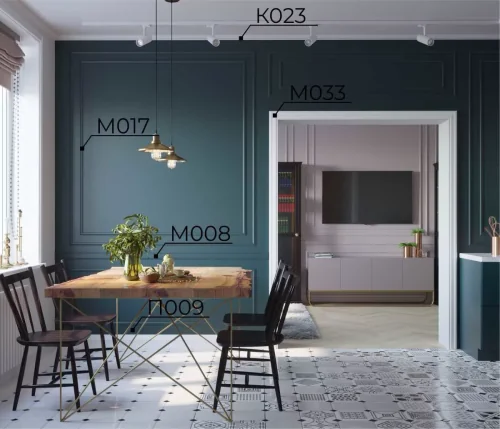 Молдинг Cosca Decor MX017, 30х9, Экополимер фото 4
