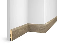 Плинтус МДФ Cosca Decor ЕP02 NanoFlex, Дуб Корсика, 80x16x2400 мм