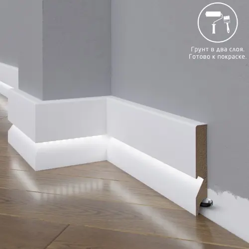 Плинтус МДФ 29-100-18 под покраску фото 3