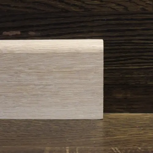 Плинтус массив дуба прямой 100х15 мм фото 2