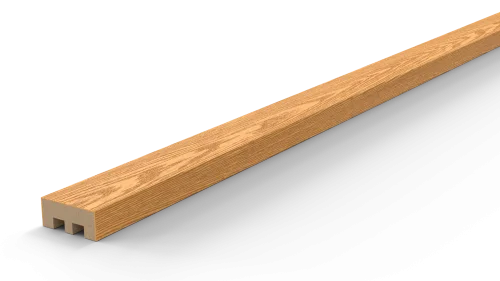 Интерьерная рейка шпон дуба 30х70 без покрытия (стена/потолок)