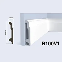 Плинтус  HiWood B100V1 (2000x103x22 мм)