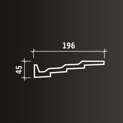 Карниз Европласт 1.50.142 (2000x45x196_мм) фото 4