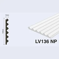 Декоративная панель HiWood LV136 NP (2700x120x12 мм)