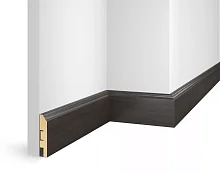 Плинтус МДФ Cosca Decor ЕP02 NanoFlex, Дуб Бархатный, 80x16x2400 мм