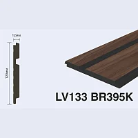 Декоративная панель HiWood LV133 BR395K (2700x120x12 мм)