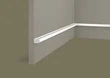 Заглушка Cosca Decor ZP007, 15х23, 2800 мм, правая, для рейки RX007, Экополимер