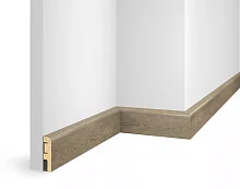 Плинтус МДФ Cosca Decor ЕP02 NanoFlex, Дуб Корсика, 60x16x2400 мм