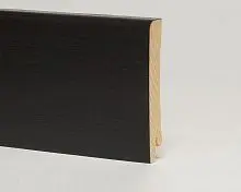 Плинтус Pedross Шпонированный 95х15 мм Черный Матовый