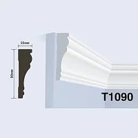 Карниз HiWood T1090 (2000x90x25 мм)