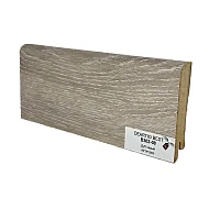 Плинтус напольный Deartio B302-08 Дуб серый 2050x80x16 мм