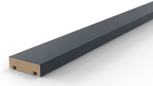 Интерьерная рейка МДФ 2800х40х130 окрашенная Эмалью (стена/потолок)