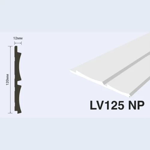 Декоративная панель HiWood LV125 NP (2700x120x12 мм)