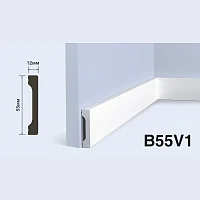 Плинтус  HiWood B55V1 (2000x55x12 мм)
