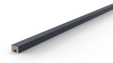Интерьерная рейка МДФ 2800х30х40 окрашенная Эмалью (стена/потолок)