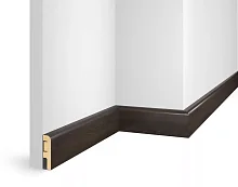 Плинтус МДФ Cosca Decor ЕP02 NanoFlex, Дуб Темный, 60x16x2400 мм