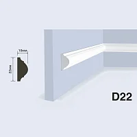 Молдинг HiWood D22 (2000x22x10 мм)