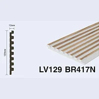 Декоративная панель HiWood LV129 BR417N (2700x120x12 мм)