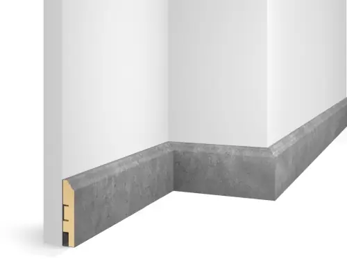 Плинтус VP07 МДФ экошпон Бетон 80x16x2400 мм