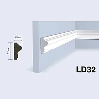 Молдинг HiWood LD32 (2000x32x15 мм)