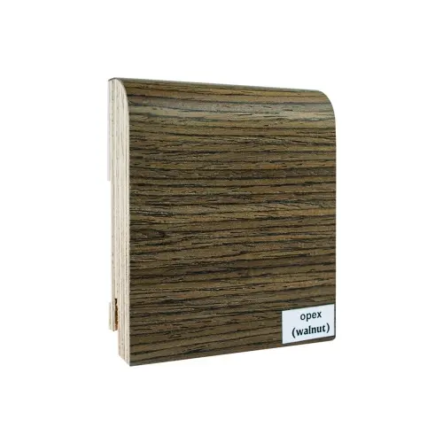 Плинтус шпонированный Орех (Walnut) 120x15