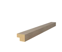 Торцевая рейка 25х19х2750мм, МДФ, ясень тирамису