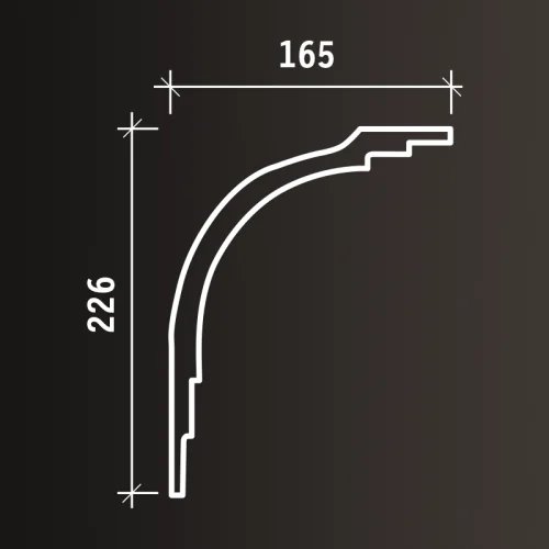 Карниз Европласт 1.50.271 (2000x226x165_мм) фото 3