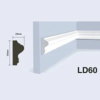 Молдинг HiWood LD60 (2000x60x28 мм)