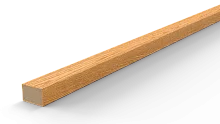Интерьерная рейка шпон дуба 40х60 без покрытия (перегородка)