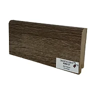 Плинтус напольный Deartio B302-21 Дуб темный 2050x80x16 мм