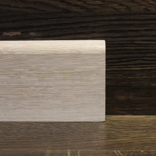 Плинтус массив дуба прямой 90х15 мм фото 4